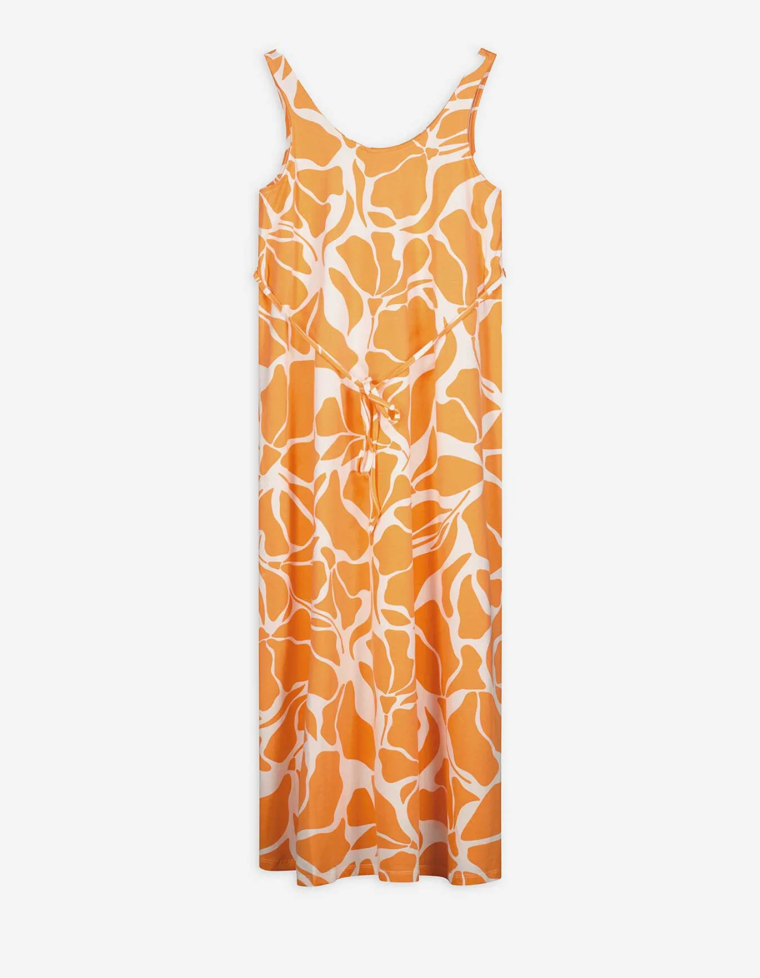 Umstandskleid - Allover-Muster - orange
