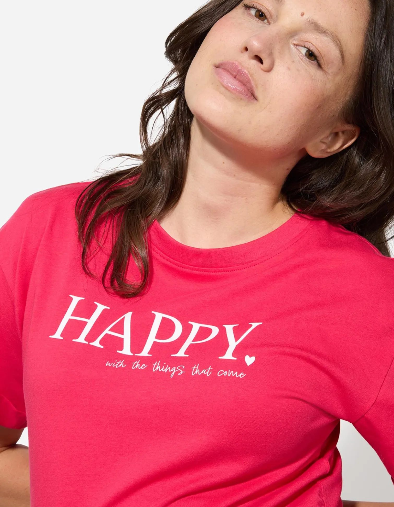 Umstandsshirt - Print - pink