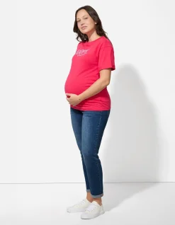 Umstandsshirt - Print - pink