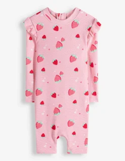 UV-Anzug - Allover-Print - rosa